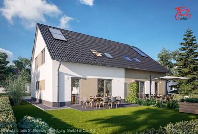 Doppelhaushälfte zum Kauf provisionsfrei 294.249 € 4 Zimmer 113,6 m² 321 m² Grundstück Treia 24896