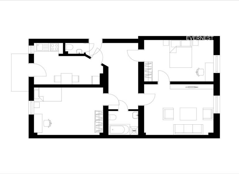 Wohnung zum Kauf 239.000 € 3 Zimmer 83,7 m² 2. Geschoss Johannstadt-Nord Dresden 01307