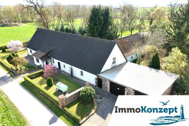 Einfamilienhaus zum Kauf provisionsfrei 199.000 € 4 Zimmer 156 m² 2.681 m² Grundstück Krien / Krien-Horst 17391