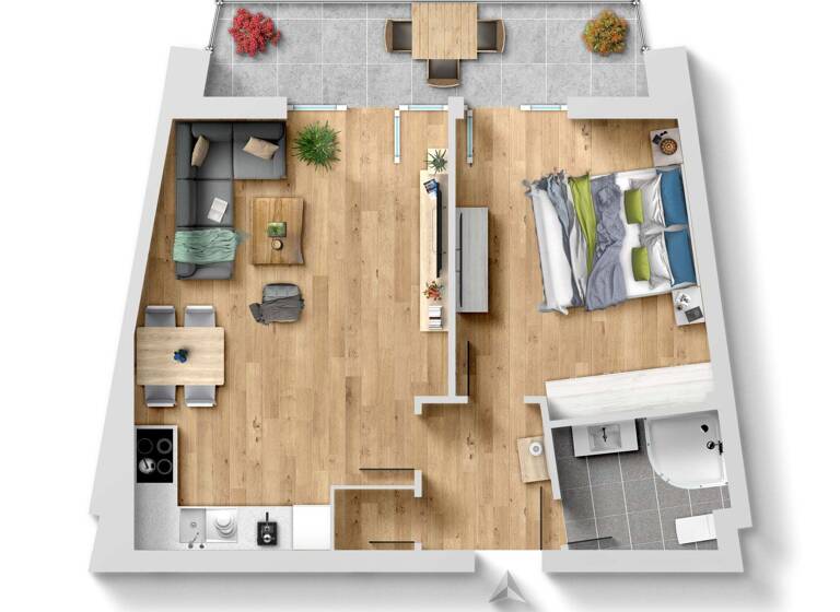 Wohnung zum Kauf 178.000 € 2 Zimmer 54 m² 1. Geschoss frei ab sofort Volsvitz 10 Volsvitz Gingst 18569