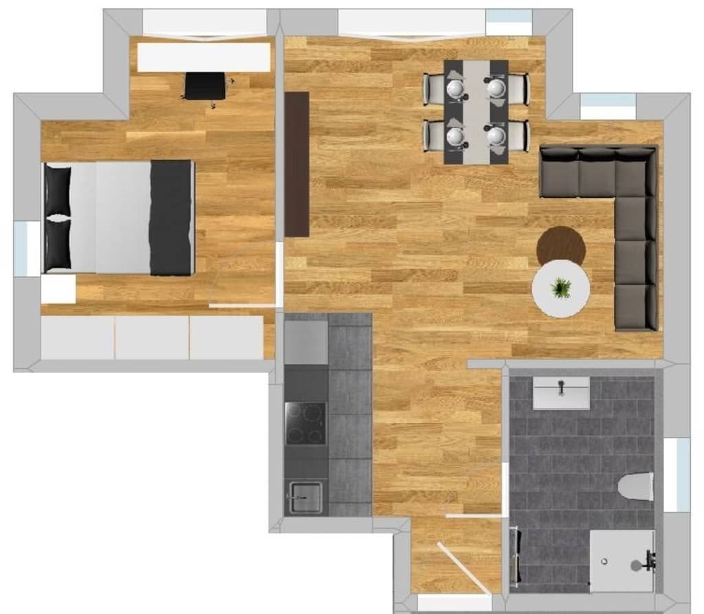 Wohnung zur Miete Wohnen auf Zeit 1.445 € 2 Zimmer 47 m²<br/>Wohnfläche 02.05.2025<br/>Verfügbarkeit Bertha-Dinkel-Weg Innenstadt - Ost Crailsheim 74564