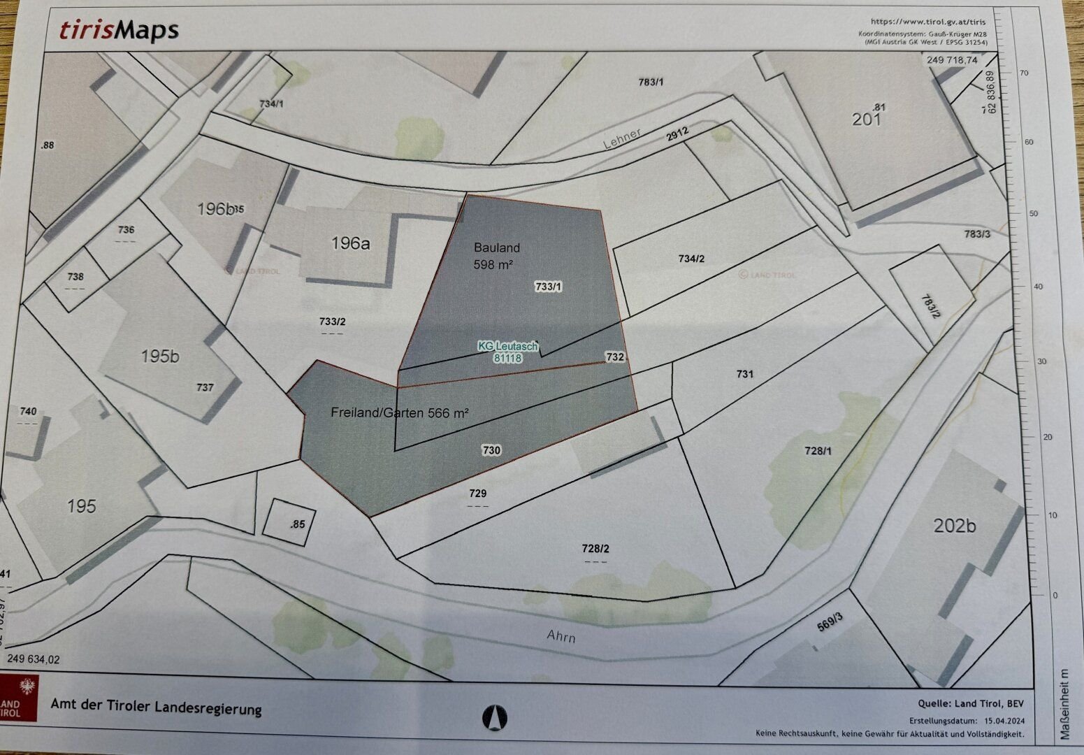 Grundstück zum Kauf 568.000 € 1.200 m²<br/>Grundstück Seefeld in Tirol 6100