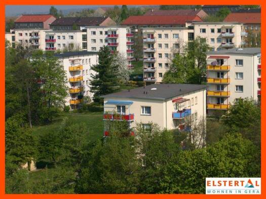 Wohnung zur Miete 369 € 2 Zimmer 50 m² 1. Geschoss Glück-Auf-Weg 5 Bieblach Gera 07546