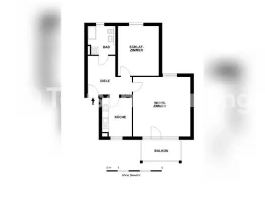 Wohnung zur Miete Tauschwohnung 584 € 2 Zimmer 65 m² 2. Geschoss Reisholz Düsseldorf 40599