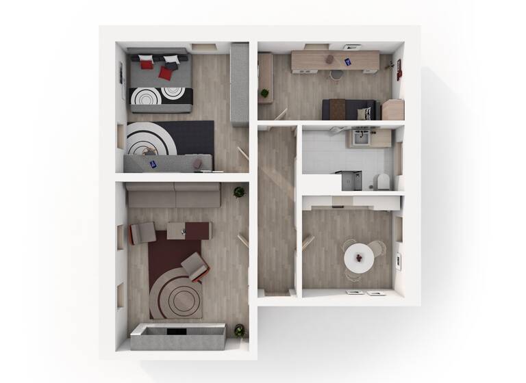 Wohnung zur Miete 472 € 3 Zimmer 65,5 m² frei ab 01.11.2026 Zechenstr. 17 Lugau 09385