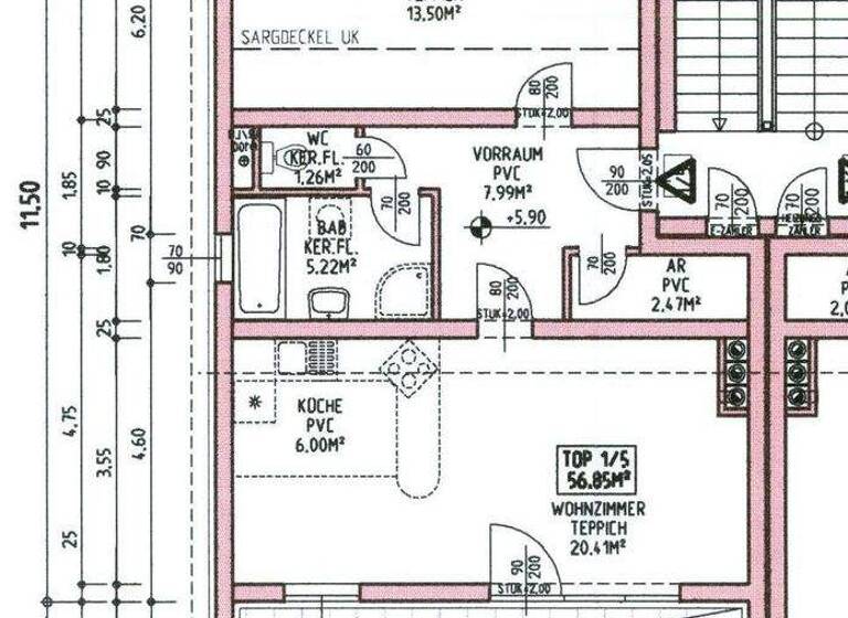Wohnung zur Miete 439 € 2 Zimmer 56,9 m² 2. Geschoss Albrechtsberg an der Großen Krems 3613