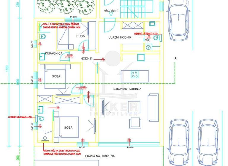 Wohnung zum Kauf - Erstbezug 600.000 € 4 Zimmer 100 m² EG Petrcane 23000