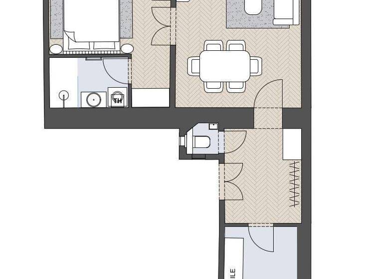 Wohnung zum Kauf 499.000 € 2 Zimmer 59,7 m² 1. Geschoss Löblichgasse 9 Wien 1090