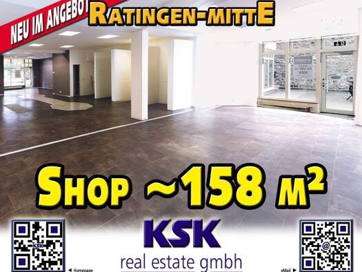 Laden zur Miete 16 € 158 m² Verkaufsfläche Zentrum Ratingen 40878