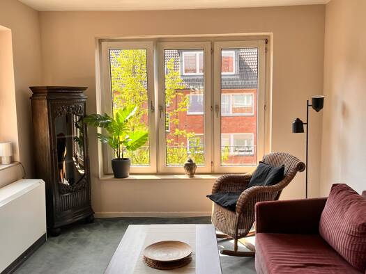 Wohnung zur Miete 1.200 € 2,5 Zimmer 52 m² 3. Geschoss Barmbek-Süd Hamburg 22083