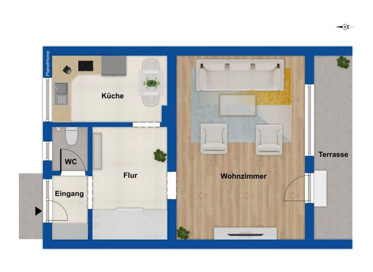Reihenmittelhaus zum Kauf 189.000 € 4 Zimmer 90 m² 195 m² Grundstück Rendsburg 24768