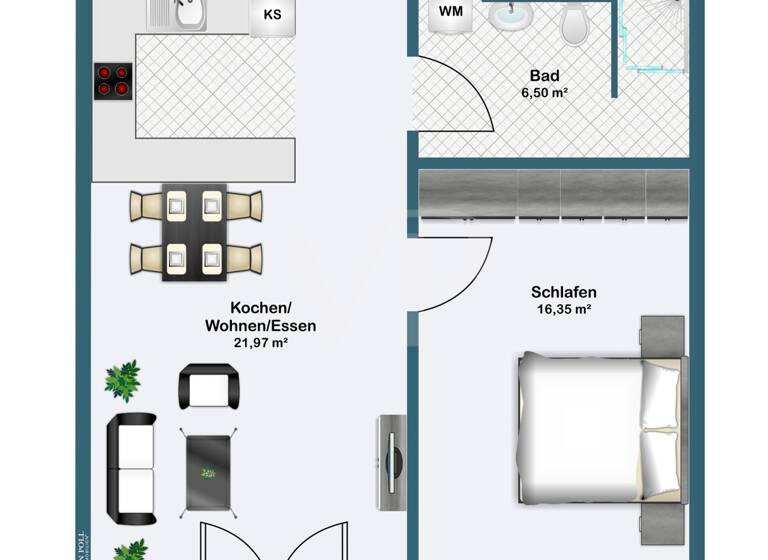 Wohnung zum Kauf provisionsfrei 284.720 € 2 Zimmer 71,2 m²<br/>Wohnfläche 1.<br/>Geschoss Uffenheim Uffenheim 97215