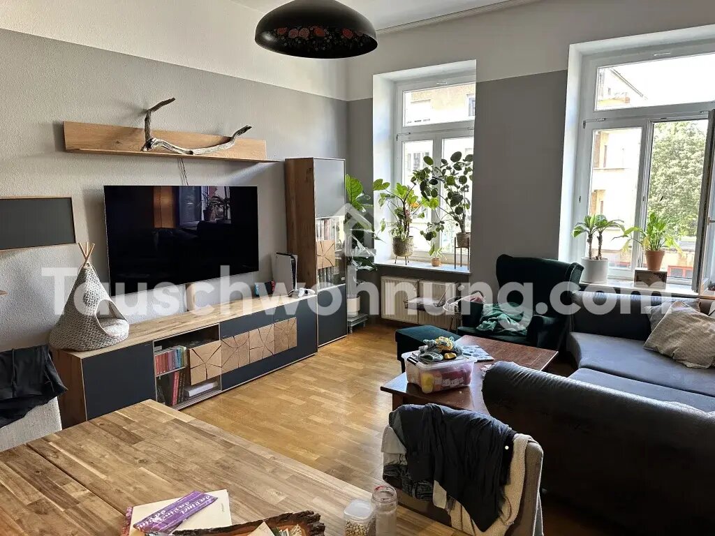 Wohnung zur Miete Tauschwohnung 680 € 3 Zimmer 80 m²<br/>Wohnfläche 1.<br/>Geschoss Zentrum - Nordwest Leipzig 04105