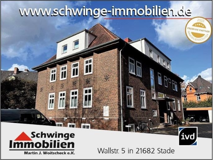 Wohnung zum Kauf 298.000 € 5,5 Zimmer 159 m²<br/>Wohnfläche 2.<br/>Geschoss Eisenbahnstraße 13 Übriges Stade Stade 21682