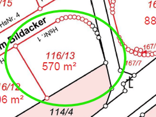 Grundstück zum Kauf provisionsfrei 141.360 € 570 m² Grundstück Am Bildacker 1 Geroldshausen Geroldshausen 97256