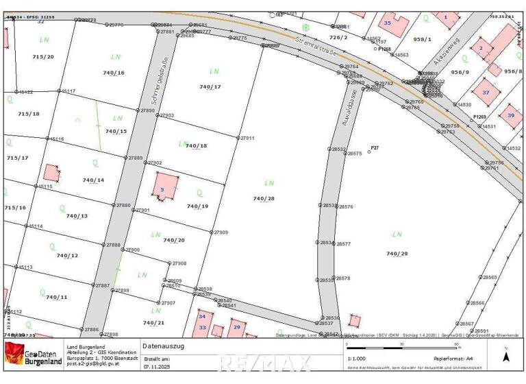 Grundstück zum Kauf 570.000 € 9.966 m² Grundstück Güssing 7540