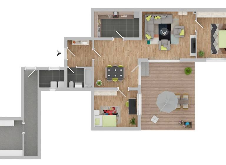 Wohnung zum Kauf provisionsfrei 159.800 € 3 Zimmer 88 m² Leipzigerstraße 36 Süd Remscheid 42859