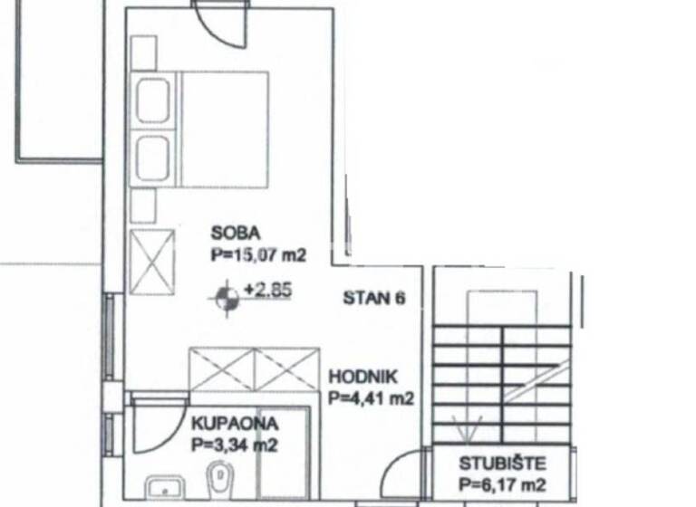 Wohnung zum Kauf 126.652 € 2 Zimmer 28 m² 1. Geschoss Vis