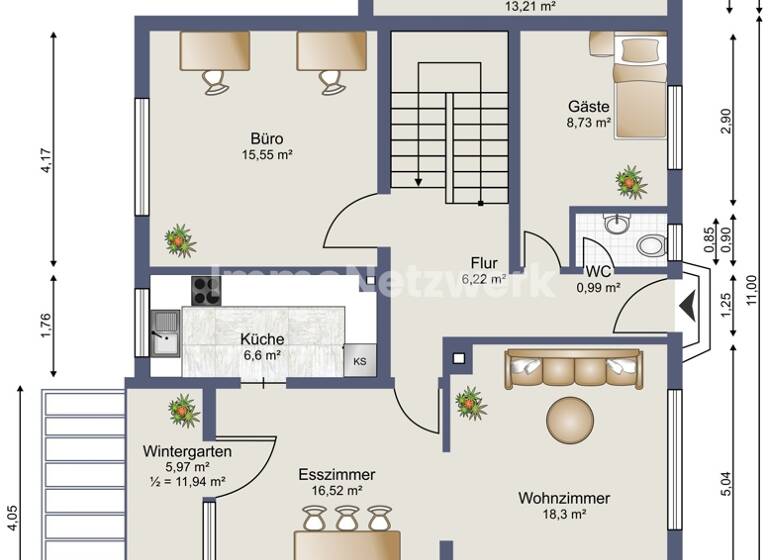 Einfamilienhaus zum Kauf 378.000 € 9 Zimmer 198 m² 596 m² Grundstück Könen Konz / Könen 54329