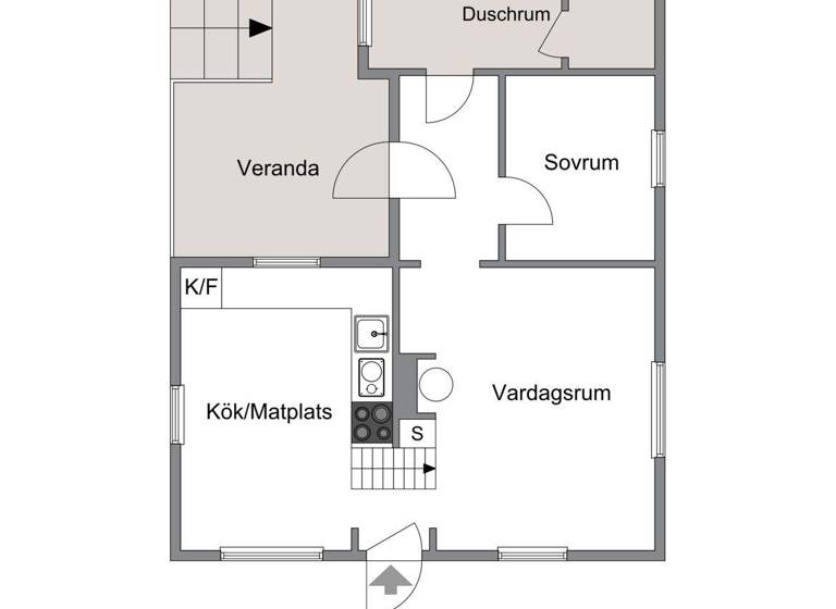 Haus zum Kauf 63.000 € 4 Zimmer 60 m² 2.468 m² Grundstück Ransäter