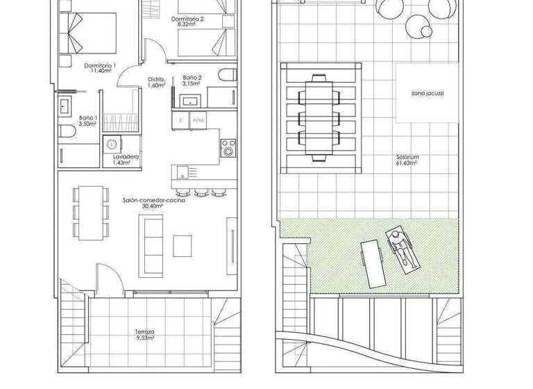 Penthouse zum Kauf provisionsfrei 275.000 € 3 Zimmer 67 m² Calle Cristo Yacente 23 Pilar de la Horadada 03190