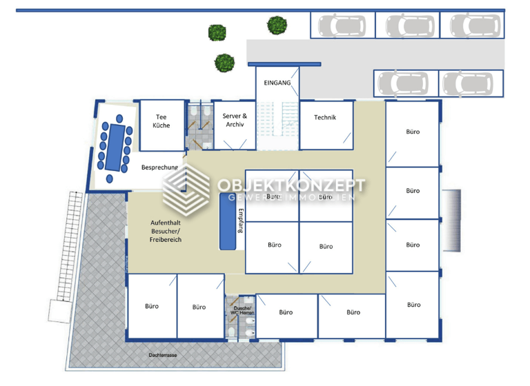 Büro zur Miete 410 m² Bürofläche Tuttlingen 78532