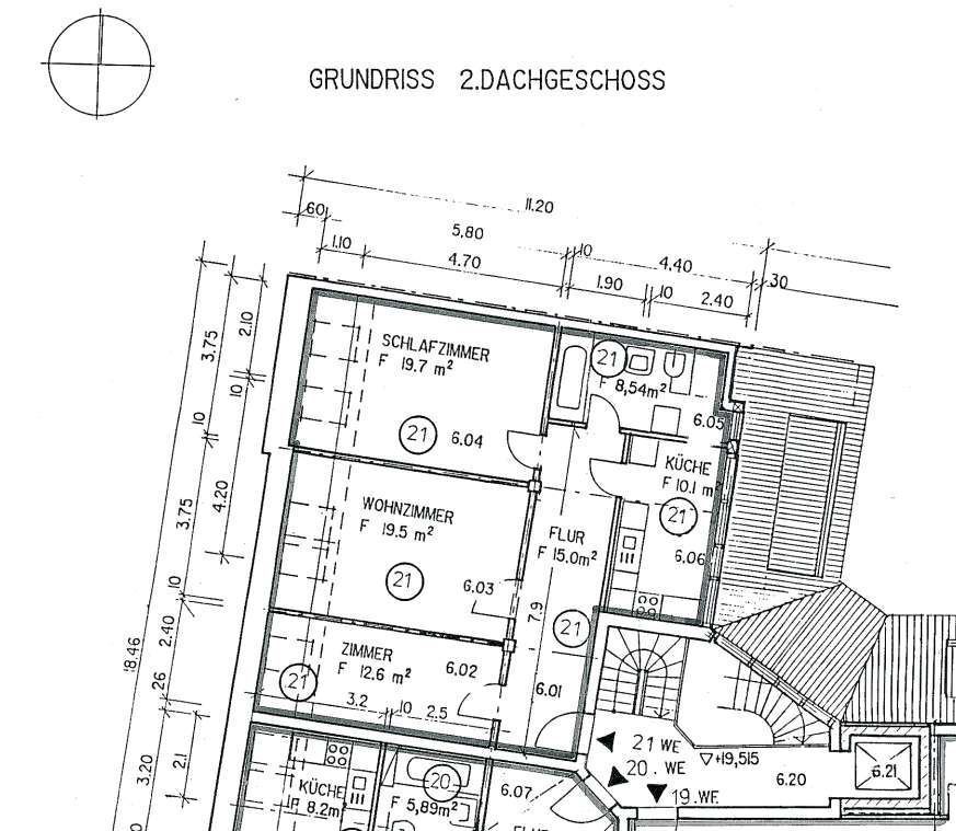 Wohnung zur Miete 985 € 3 Zimmer 98,3 m²<br/>Wohnfläche 5.<br/>Geschoss ab sofort<br/>Verfügbarkeit Paul-Grunert-Strasse 68 Zentrum - Süd Leipzig 04107