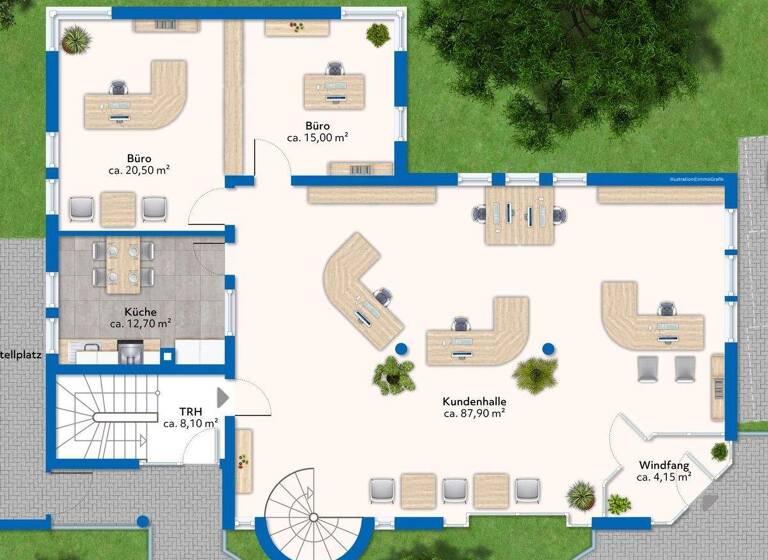 Gewerbeobjekt zum Kauf als Kapitalanlage geeignet 795.000 € 363 m² 769 m² Grundstück Frauenstein Wiesbaden / Frauenstein 65201