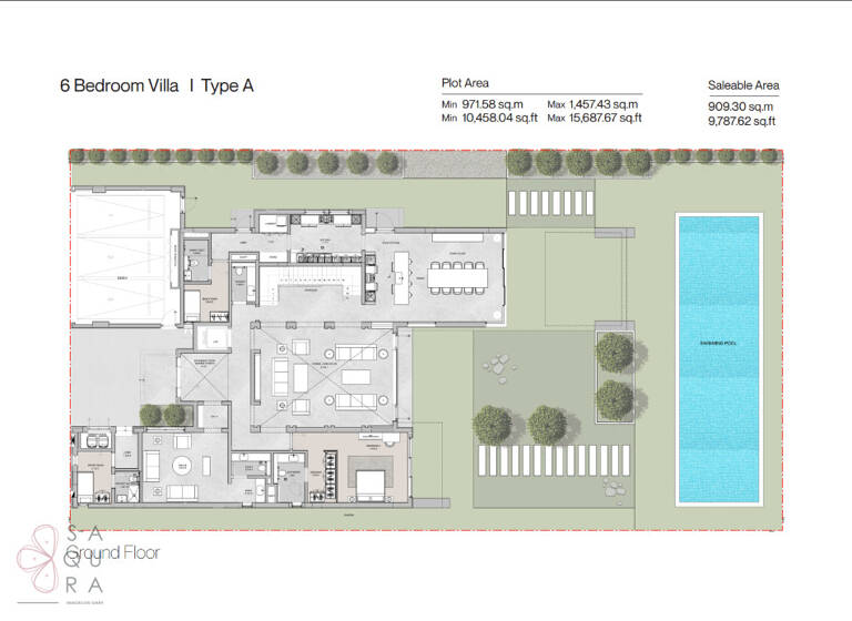 Villa zum Kauf 6.142.155 € 7 Zimmer 909,3 m² Dubai 25314