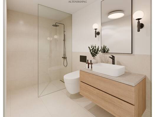 Wohnung zum Kauf - Neubau 645.000 € 3 Zimmer 80,8 m² 3 Geschosse frei ab 01.12.2028 Parkstraße 25 Altenerding Erding 85435