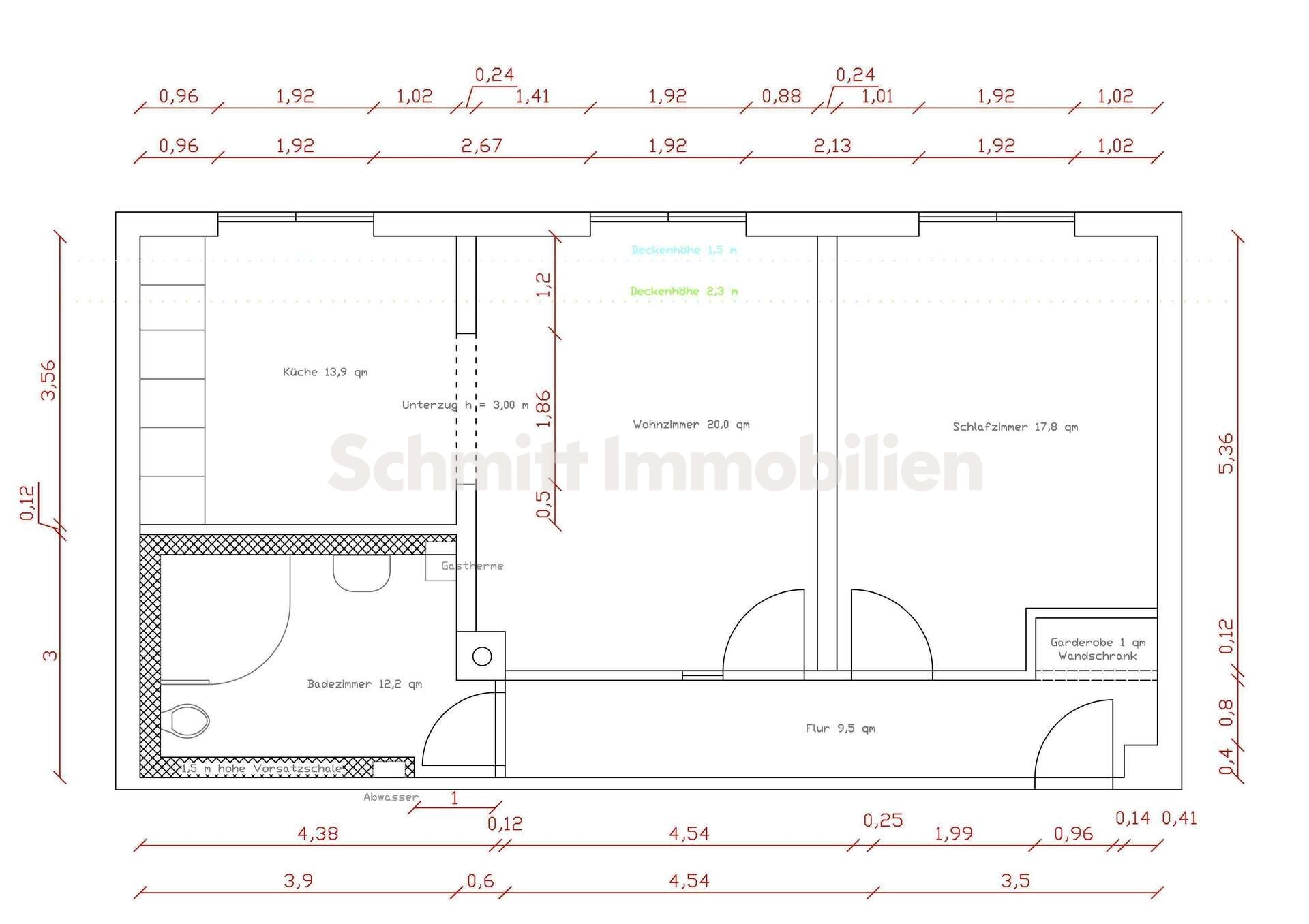 Wohnung zur Miete 990 € 2 Zimmer 74,4 m²<br/>Wohnfläche 5.<br/>Geschoss Bahnhofsviertel Frankfurt am Main 60329