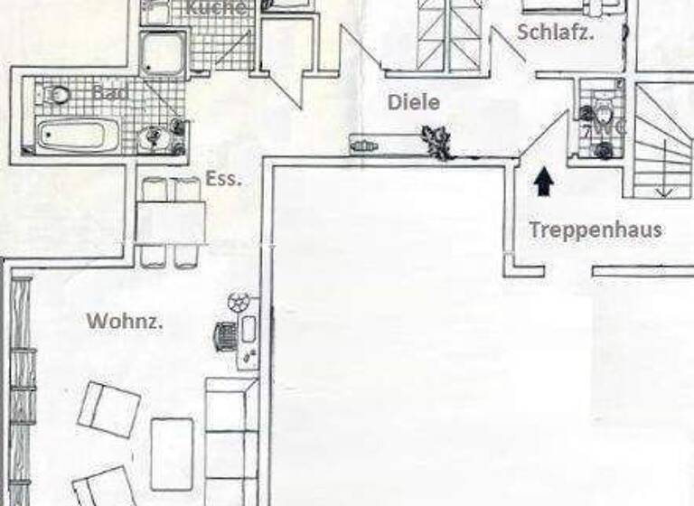 Wohnung zur Miete 965 € 3 Zimmer 83,5 m² 1. Geschoss frei ab sofort Huvestraße Itter Düsseldorf 40589