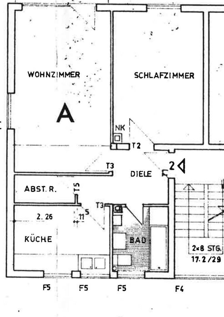 Wohnung zum Kauf provisionsfrei 149.000 € 2 Zimmer 46 m²<br/>Wohnfläche 1.<br/>Geschoss Holstentor - Nord Lübeck 23554