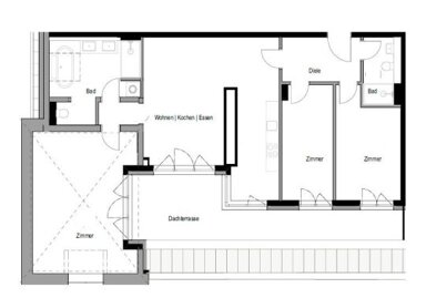 Wohnung zur Miete 1.000 € 4 Zimmer 121 m² frei ab sofort Wilhelm-Sammet-Straße Gohlis - Mitte Leipzig 04157