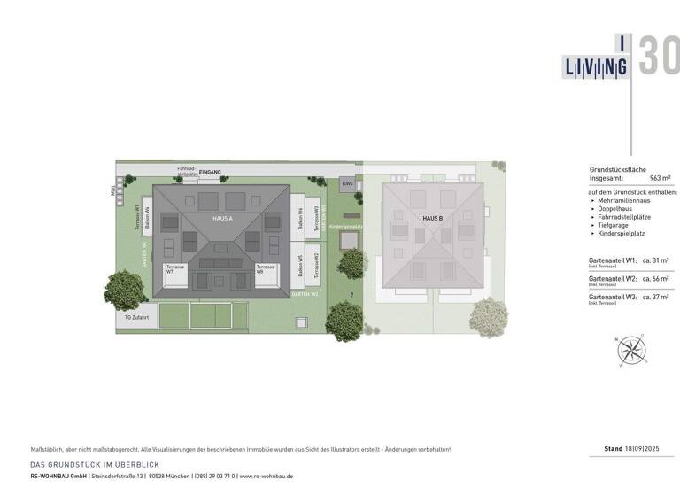 Neubauprojekt zum Kauf Iltisstrasse 30 Trudering-Riem München 81827