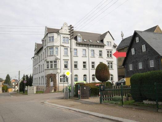 Wohnung zur Miete 468 € 3 Zimmer 78 m² 2. Geschoss frei ab 01.02.2026 Obere Hauptstraße 33 Hartmannsdorf 09232