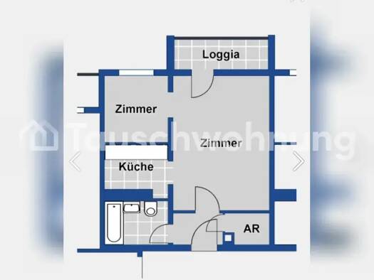 Wohnung zur Miete Tauschwohnung 299 € 1,5 Zimmer 39 m² 6. Geschoss Osdorf Hamburg 22549