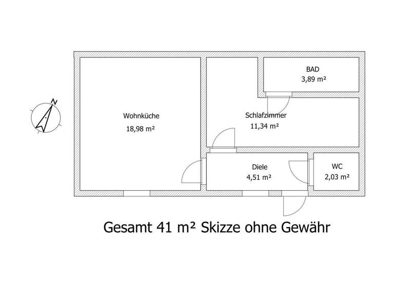 Wohnung zur Miete 377 € 2 Zimmer 41 m² Sankt Marein im Mürztal 8641
