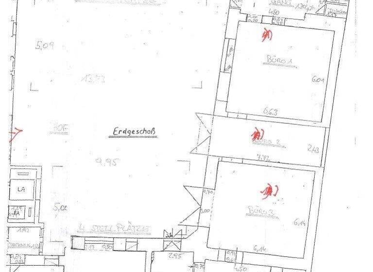 Büro zur Miete 25 Zimmer 924 m² Bürofläche Wien 1040