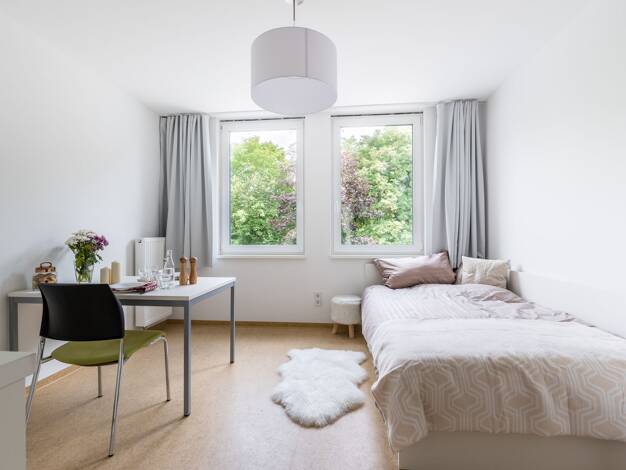 Wohnung zur Miete 379 € 1 Zimmer 20,2 m² EG frei ab 01.09.2026 Schwanseestraße 35 Westvorstadt Weimar 99423
