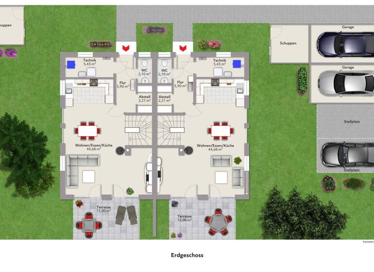 Doppelhaushälfte zum Kauf provisionsfrei 1.199.000 € 6 Zimmer 175 m² 419 m² Grundstück Dießen 86911