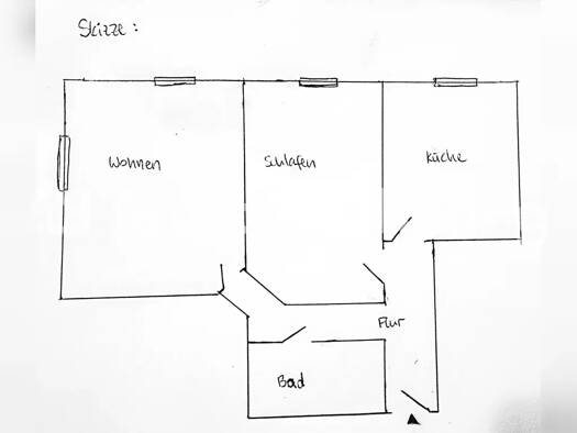 Wohnung zur Miete Tauschwohnung 500 € 2 Zimmer 61 m² 3. Geschoss Pieschen-Nord/Trachenberge Dresden 01129