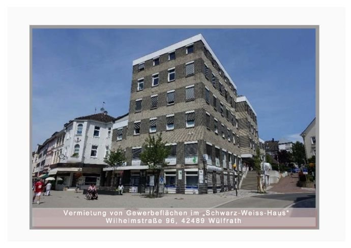 Praxisfläche zur Miete 9 € 6 Zimmer 174 m²<br/>Bürofläche Wilhelmstraße 96 Innenstadt Wülfrath 42489