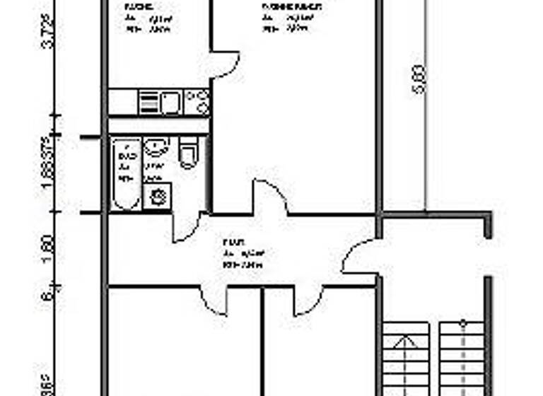 Wohnung zur Miete 533 € 3 Zimmer 69,3 m² 2. Geschoss Heidelberger Straße 8 Grünau-Mitte Leipzig 04209