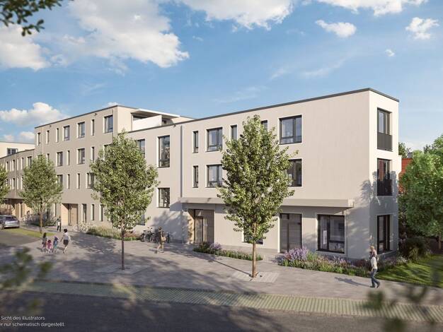 Wohnung zum Kauf - Neubau provisionsfrei 377.000 € 1 Zimmer 37,2 m² 2. Geschoss Lilli-Kurowski-Straße 1 Feldmoching-Hasenbergl München 80995