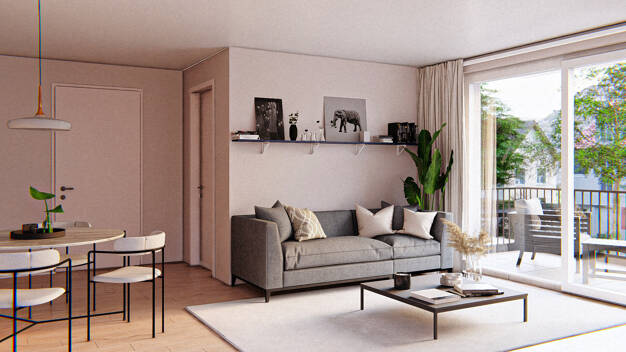 Wohnung zum Kauf - Neubau provisionsfrei 346.840 € 3 Zimmer 75,4 m² 1. Geschoss Kartunger Straße 16a+b Ortsgebiet Sinzheim 76547