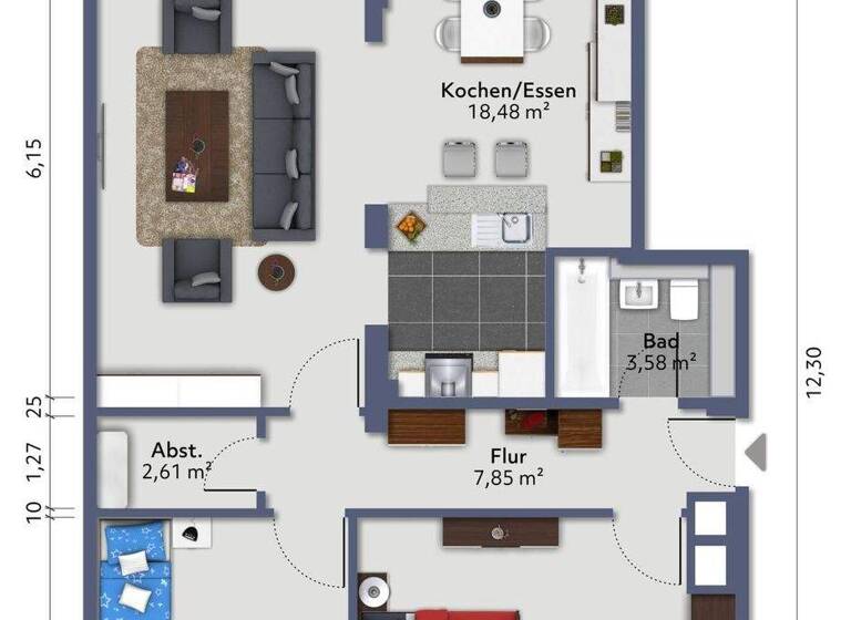 Wohnung zum Kauf 195.000 € 3,5 Zimmer 86 m² St Johann Saarbrücken 66111