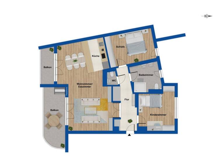Wohnung zum Kauf 755.000 € 3 Zimmer 95,8 m² 2. Geschoss Bad Tölz 83646