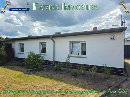 Bungalow zum Kauf 199.000 € 3 Zimmer 69 m² 1.291 m² Grundstück Gartenstraße 35 Brück Brück 14822