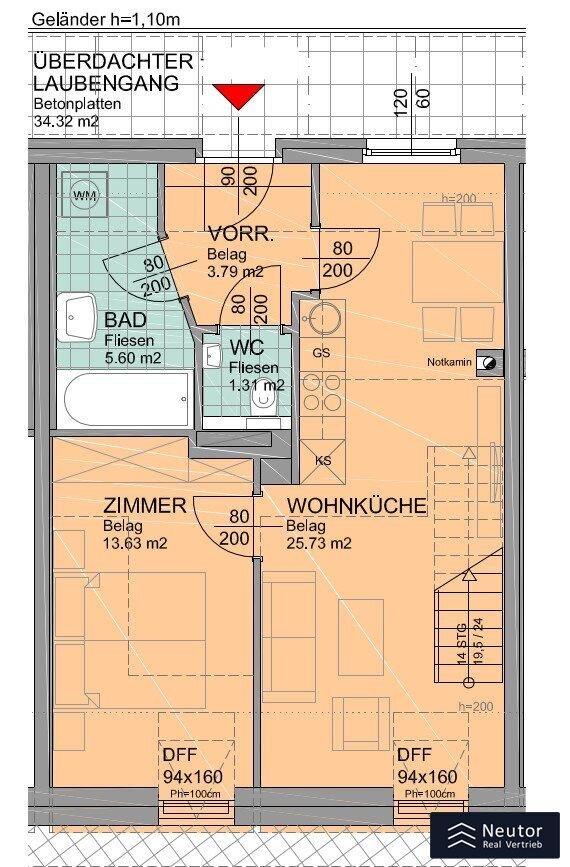 Wohnung zur Miete 1.096 € 3 Zimmer 60,5 m²<br/>Wohnfläche Schönbrunner Straße Wien 1120